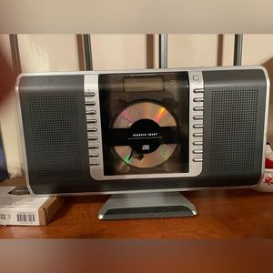 SOLD Sharper Image Blue Night CD Stereo GM807 Digital Tuning Compact Disc System